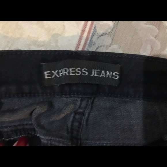 Express black jeaggins in excellent preowned condition - Picture 9 of 12